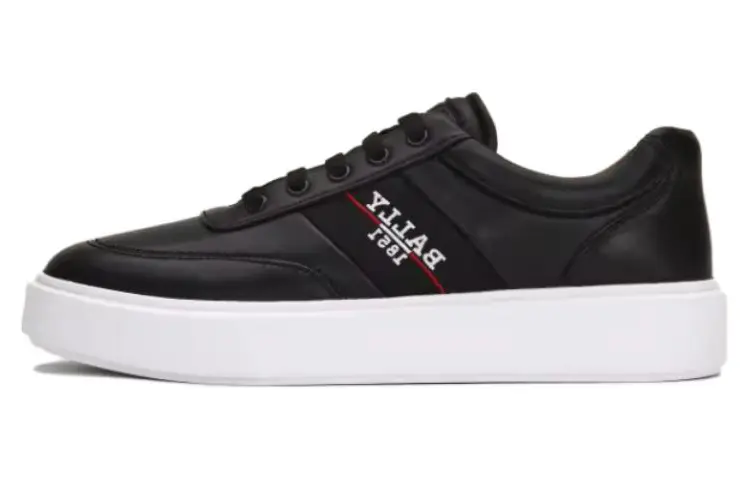 

Кроссовки BALLY Skateboarding Shoes Men Low-top Black, черный