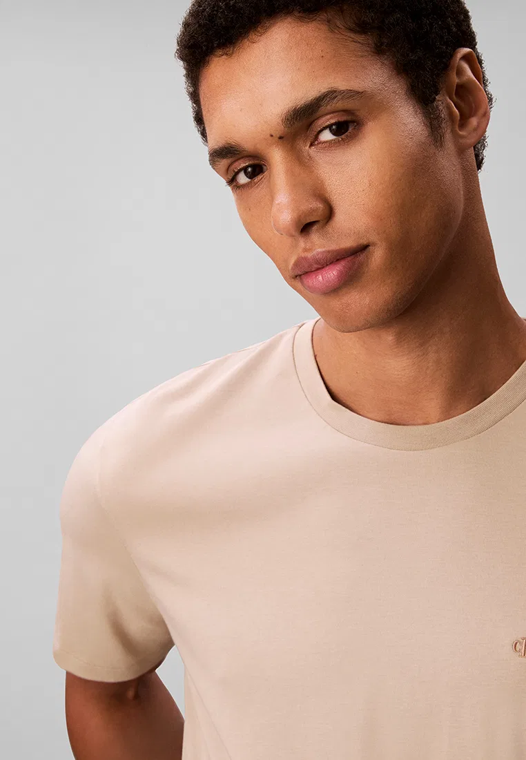 Футболка с вышивкой, хлопок, Calvin Klein Jeans — фото 3