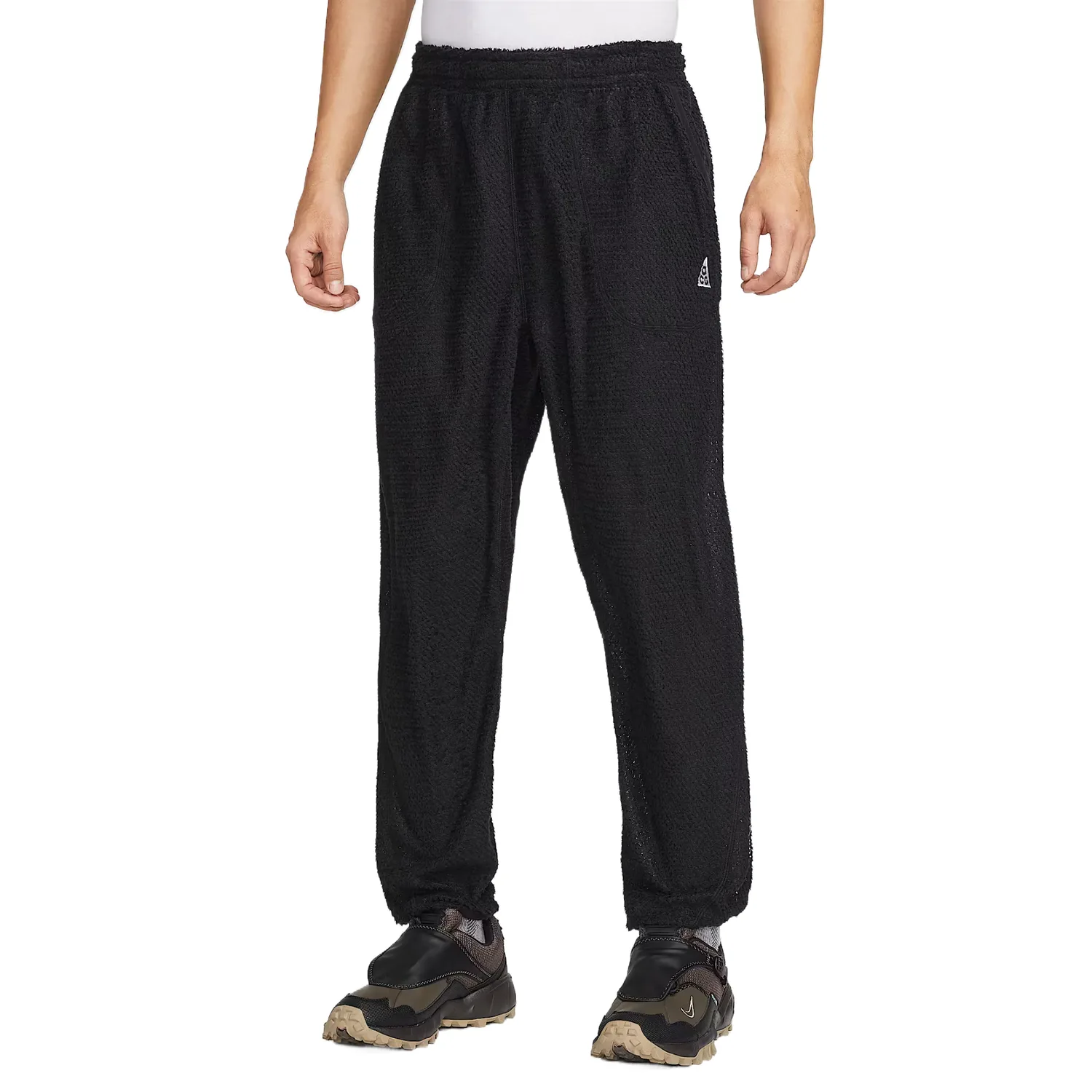 Nike Брюки casual ACG мужские черный/угольный черный/холодный серый/горный белый умеренно прямого кроя
