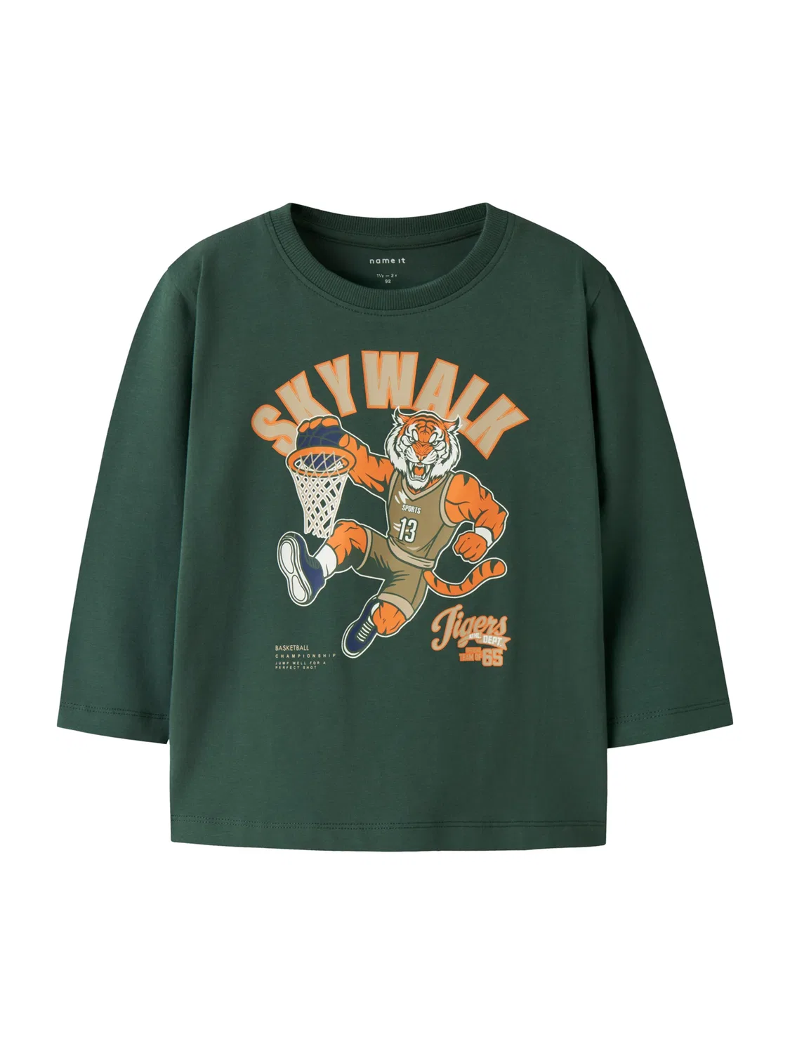 Футболка 'NMMLincom' Name It, Dark Green