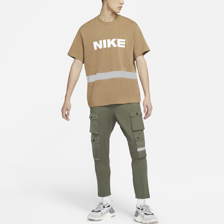 Футболка мужская водорослевая коричневая Nike, цвет Seaweed brown — фото 3