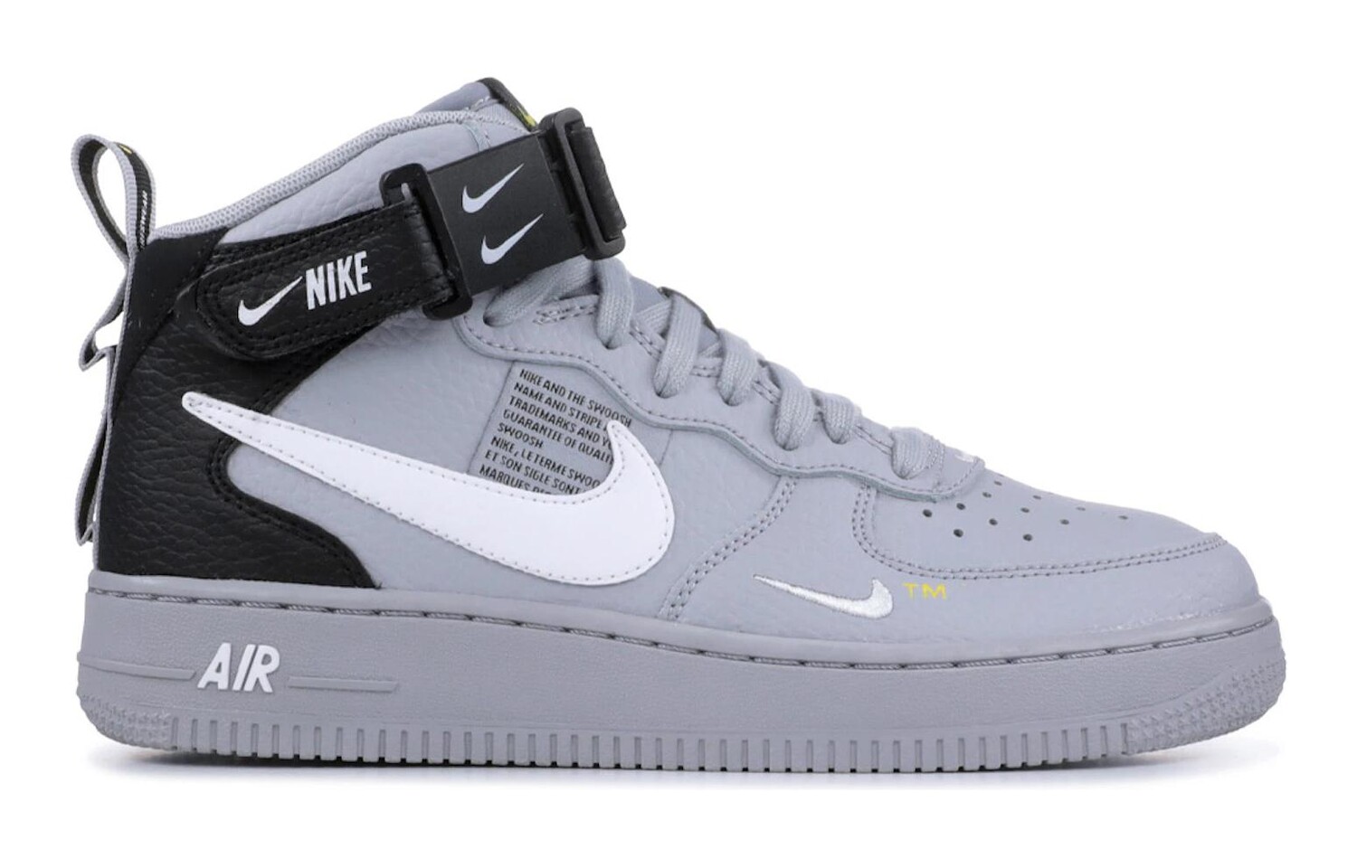 Air Force 1 Mid LV8 Overbrand GS Nike, серый — фото 2