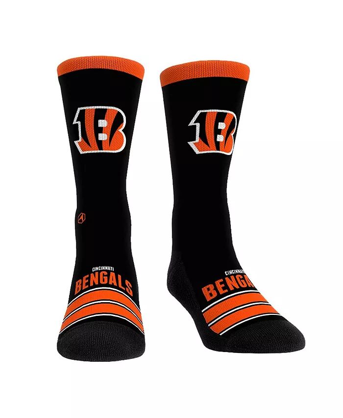 

Носки Cincinnati Bengals Gametime Stripe для мужчин и женщин Rock 'Em