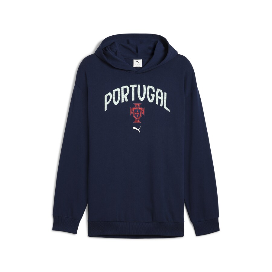

Спортивная толстовка PUMA Portugal FtblNRGY+, цвет marine blue/Light blue
