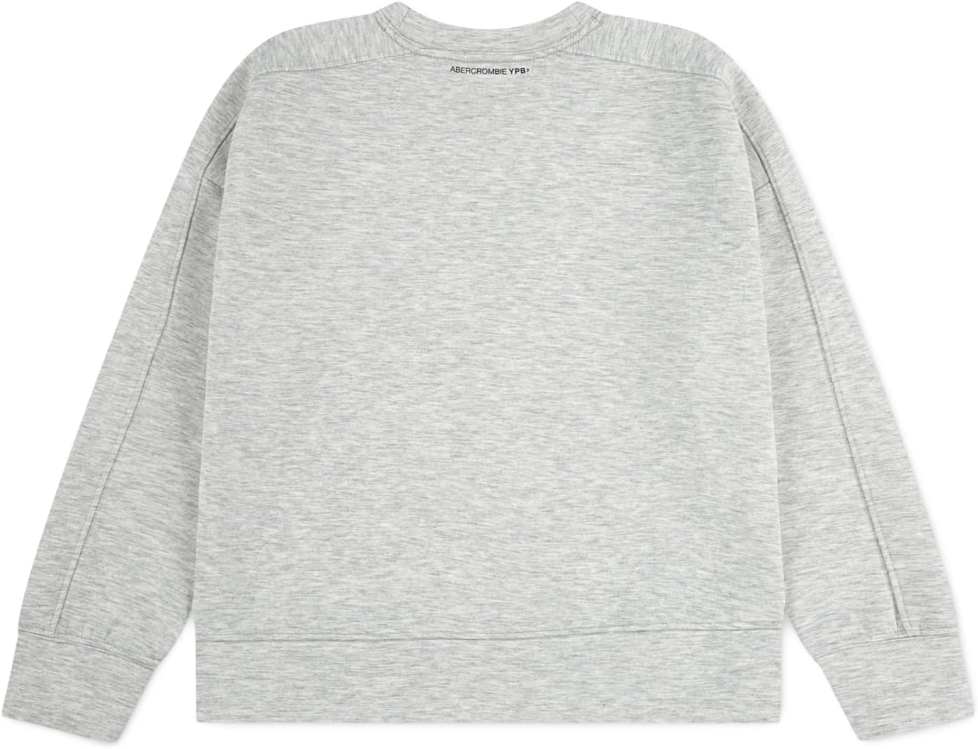 Толстовка abercrombie kids Ypb Neoknit Crew Sweatshirt, цвет Grey Heather — фото 2