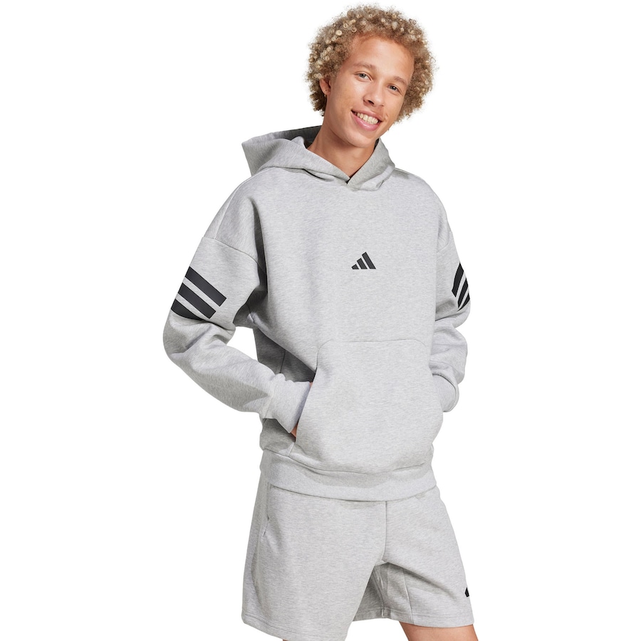 Спортивная толстовка ADIDAS SPORTSWEAR Future Icons, серый — фото 4