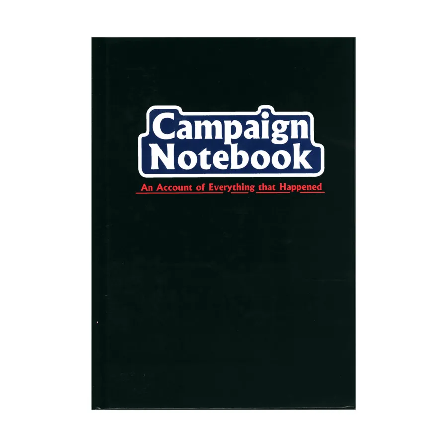 

Campaign Notebook (B&W Edition), Role Playing Games (Severed Books), твердый переплет