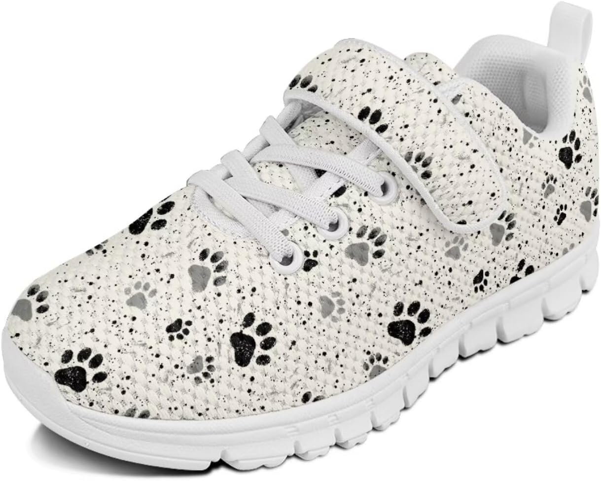 

Кроссовки с животным принтом для мальчиков и девочек, обувь для ходьбы, модный дизайн, с одной пряжкой, теннисные кроссовки, дышащие, легкие, идеальные для детей Watdotory, черный/серый