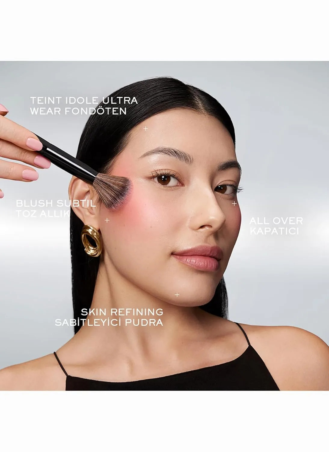 Румяна Lancôme Blush Subtil Blush - Шелковистая пудра для макияжа без масла - Стойкие румяна для лица, 600 I Don’t Give a F*uschia — фото 3