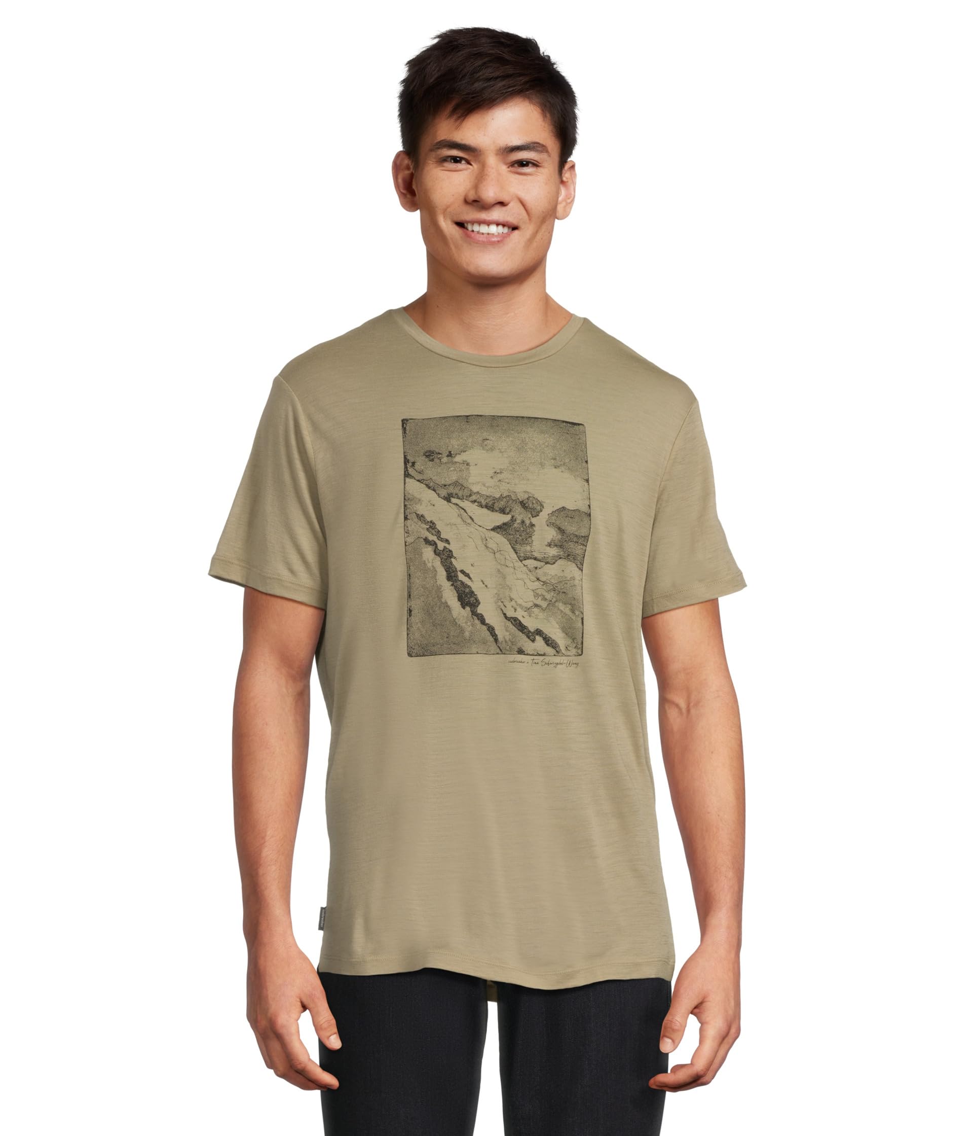 

Футболка Icebreaker Merino 150 Tech Lite Short Sleeve Tee Summit, цвет Flagstone