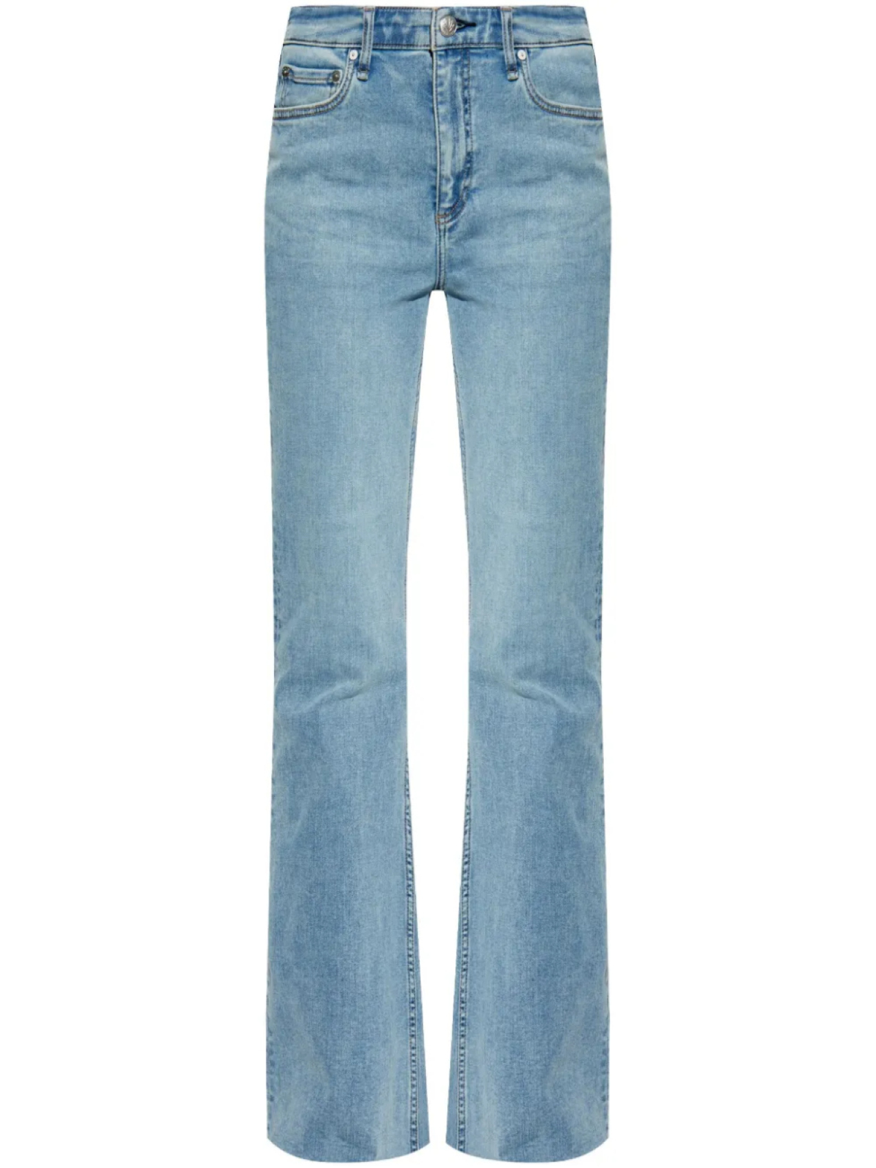

Rag & bone Джинсы прямого кроя Dahlia, синий