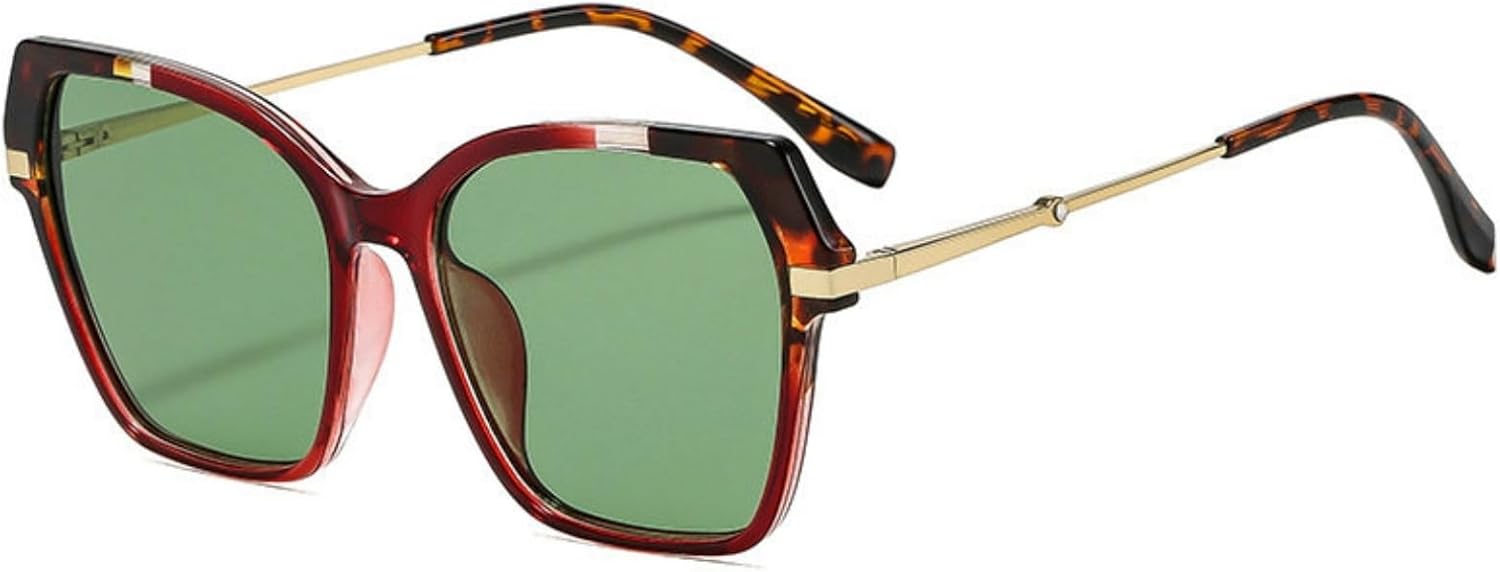 

Солнцезащитные очки Willochra в винтажном квадратном стиле для женщин, модная металлическая оправа, большие солнцезащитные очки для улицы, роскошные солнцезащитные очки «кошачий глаз» с градиентным переходом цвета, C3