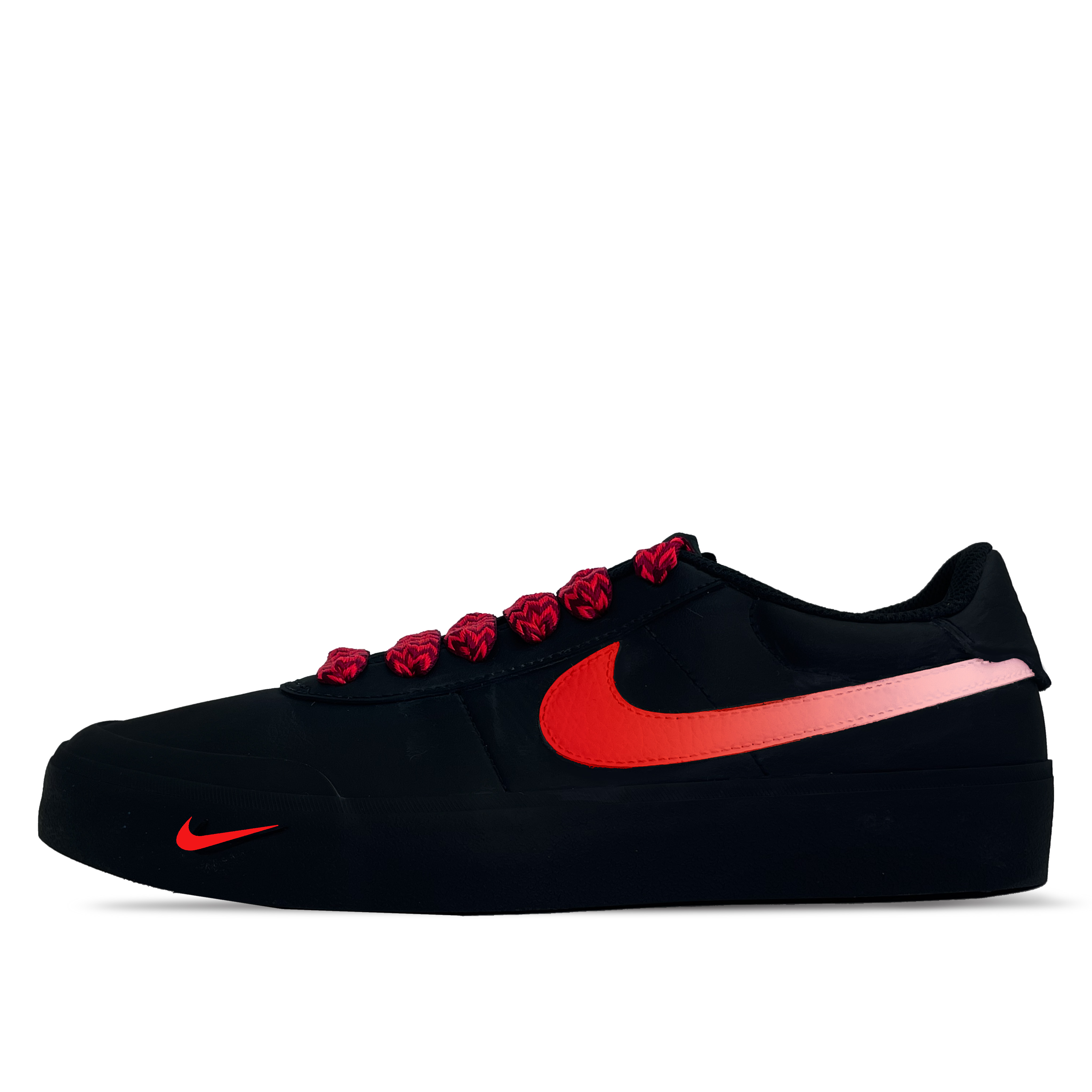 

Nike Кроссовки для скейтбординга Court Shot Low Top, мужские, красные, черные