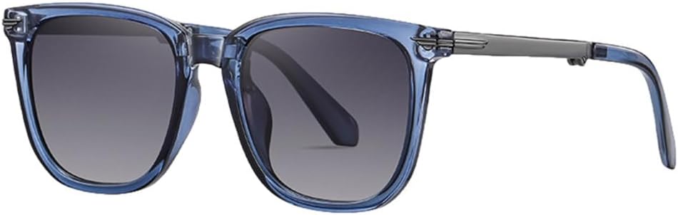 

Складные поляризованные солнцезащитные очки MUTYNE для мужчин, с полуметаллическим оправой, женские солнцезащитные очки UV400, зеленые и синие, летний стиль, Blue With Grey