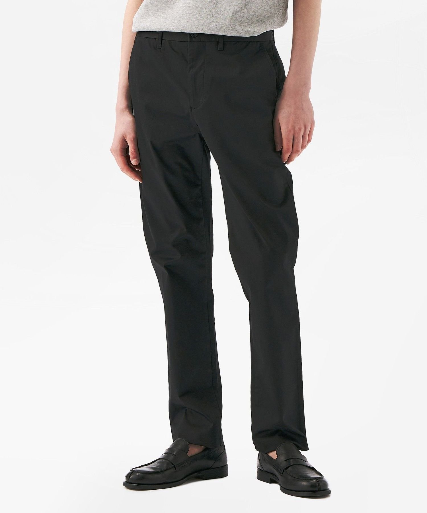 Брюки-чиносы Denton из хлопкового атласа TOMMY HILFIGER, Black BDS