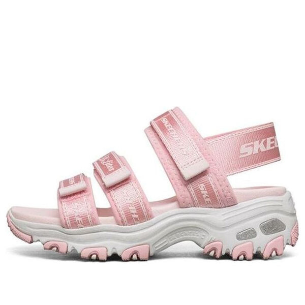 

Кроссовки dlites sandals 'pink white' Skechers, розовый