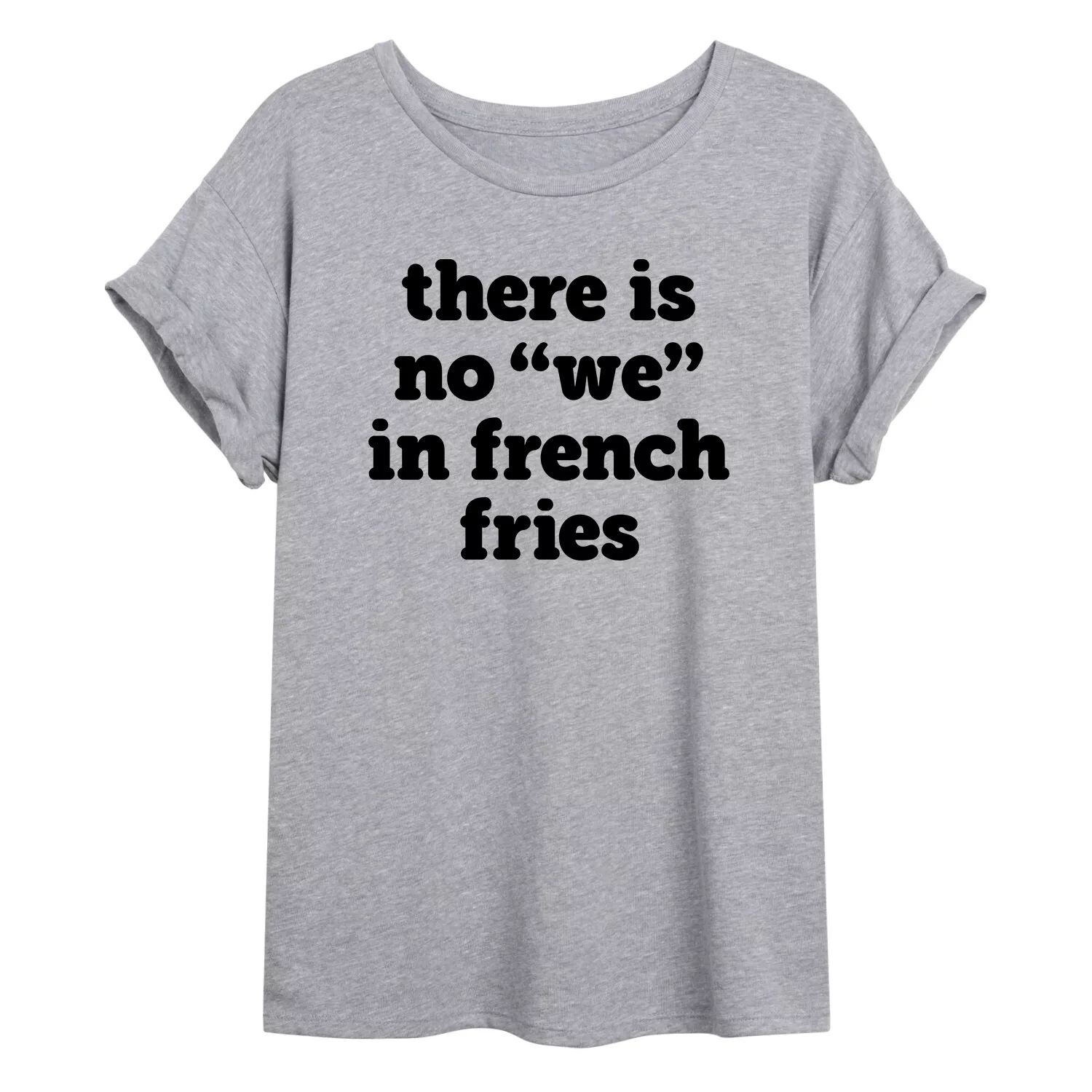 

Большая футболка с рисунком для юниоров «No We In French Fries» Licensed Character