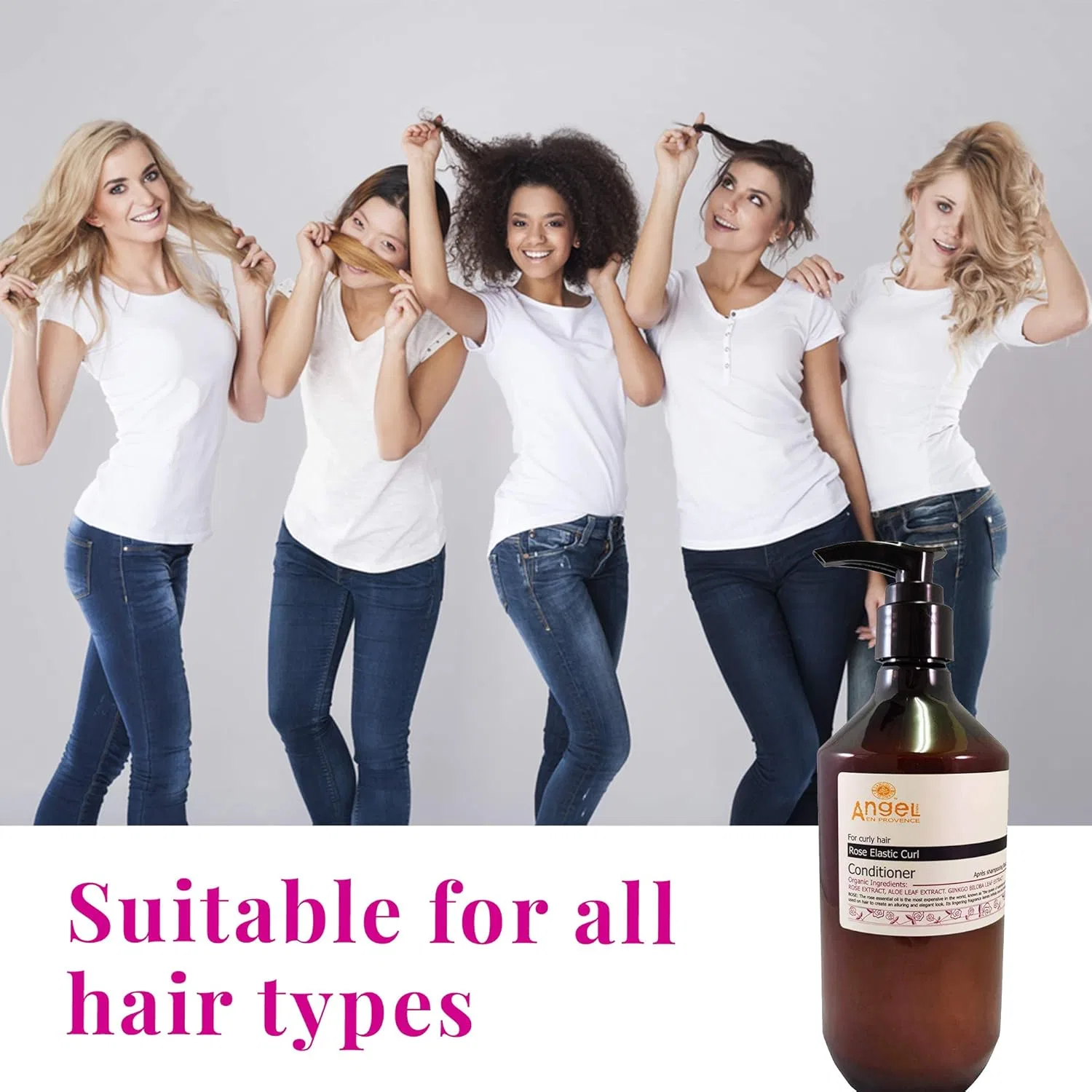 Кондиционер Angel Rose Elastic Curl для вьющихся волос Angel — фото 4