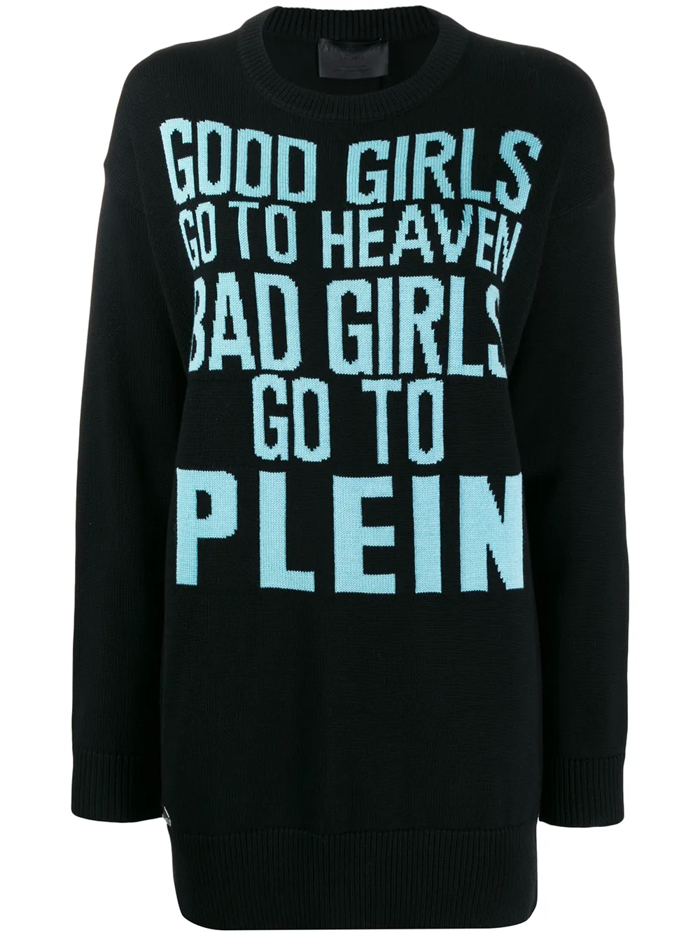 

Длинный джемпер Good Girls Philipp Plein, черный