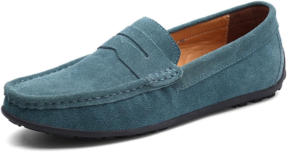 

Мужские замшевые лоферы ChicWind с монетницей, мокасины, удобные слипоны, туфли в стиле ботинок, зеленый