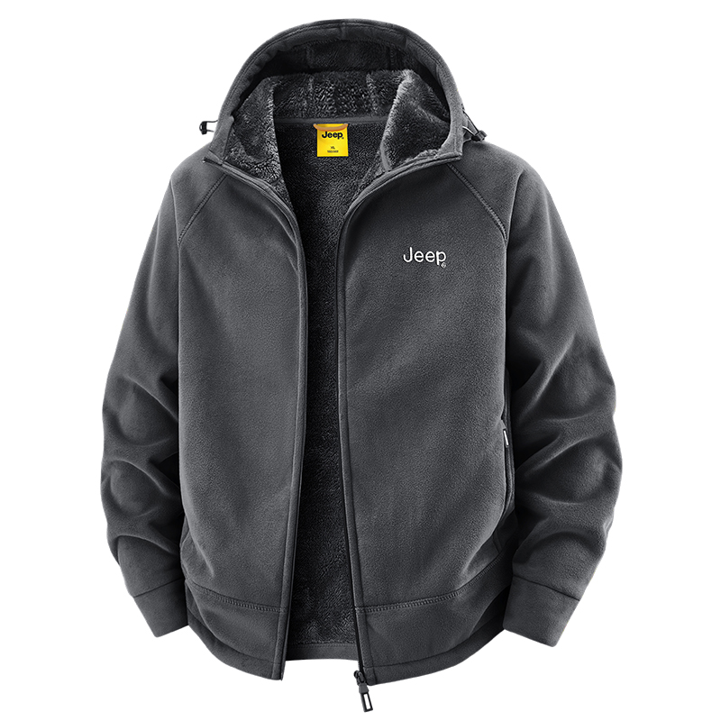 

Куртка Unisex Hooded Fleece lined Others Jeep, темно-серый