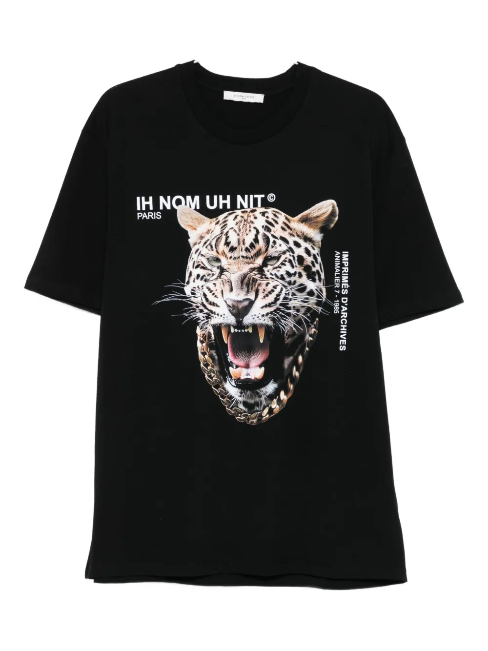 

Футболка с анималистичным принтом Ih Nom Uh Nit, черный