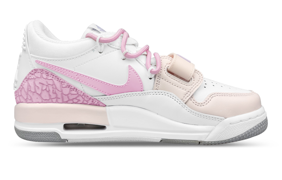 Jordan Legacy 312 Pink Purple Dog Low top Kids' Skateboarding Shoes Teenagers — фото 4