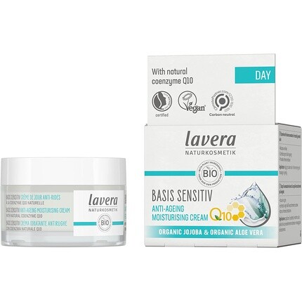 

Базовый антивозрастной увлажняющий крем с Q10, Lavera