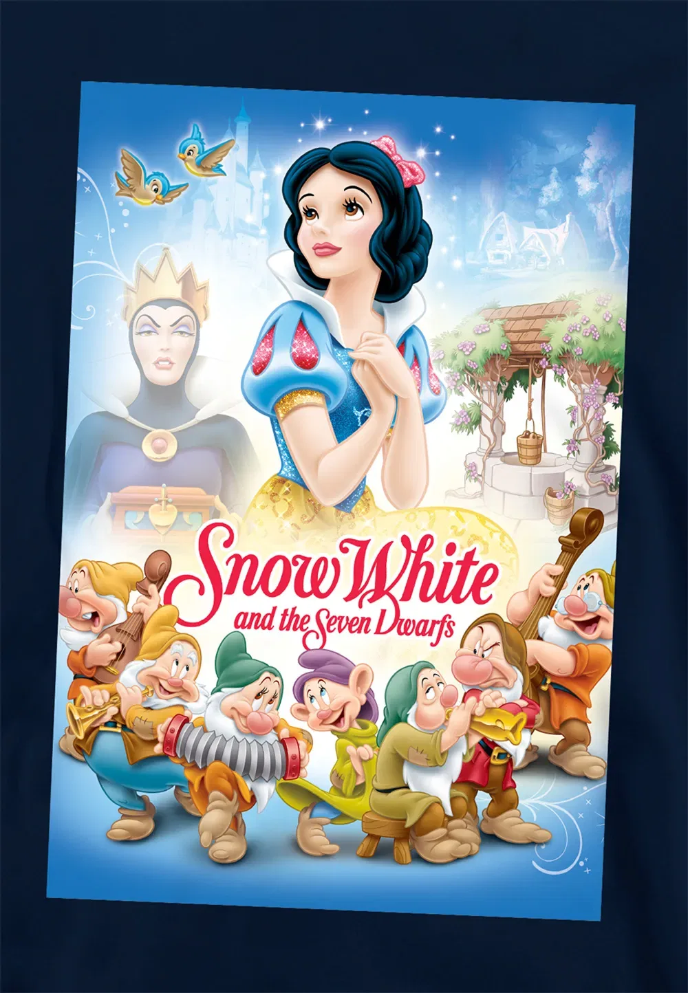 Детская худи Snow White, Disney, темно-синий — фото 2