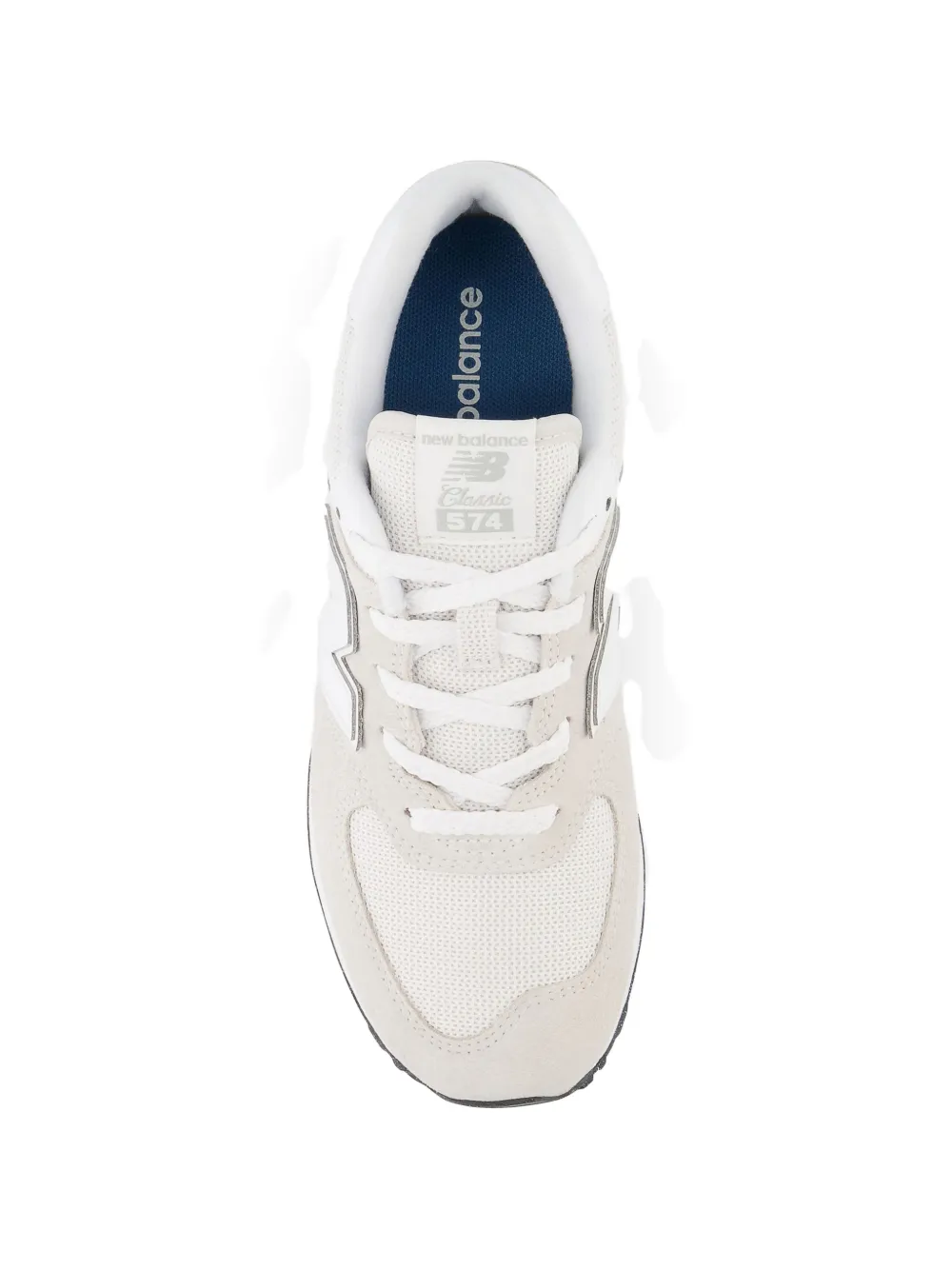 Кроссовки 574 на шнуровке с низким верхом New Balance Kids, серый — фото 3