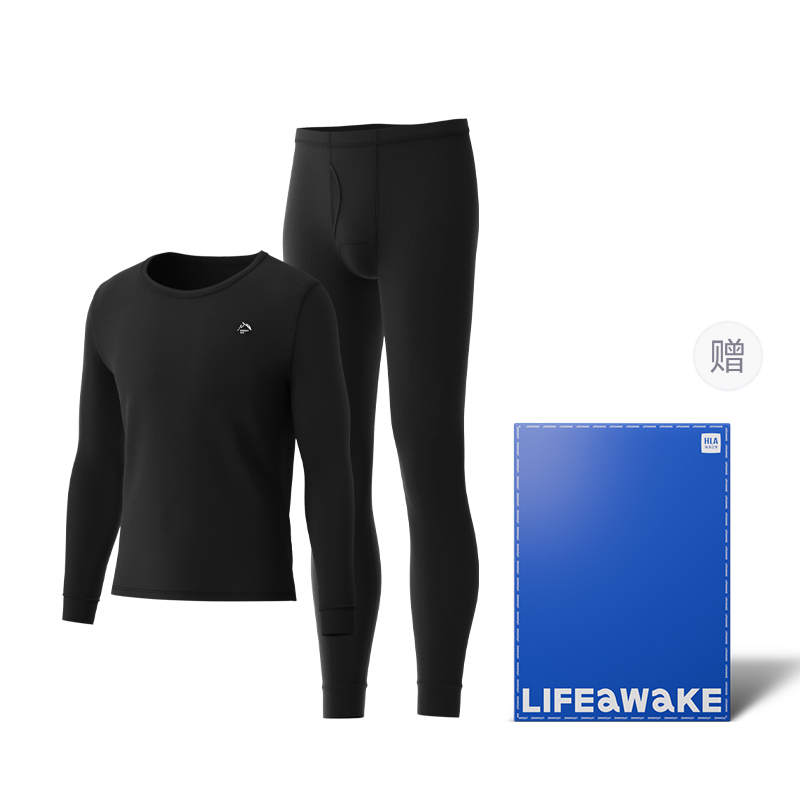 

Мужские термокомплекты HLA, черный 8002 (the mountain/gift box set)