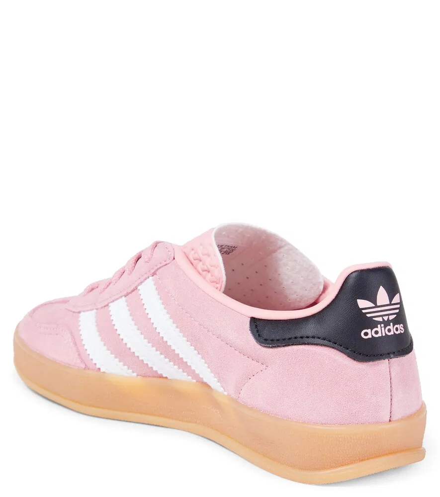 Замшевые кроссовки Gazelle Indoor Adidas Originals Kids, розовый — фото 3