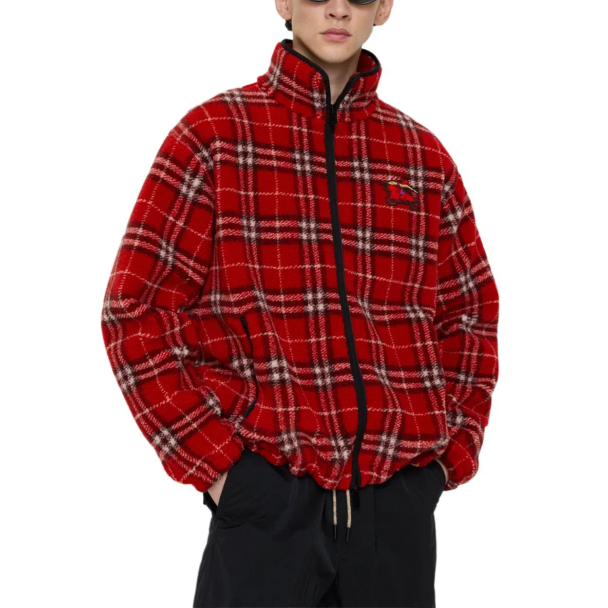 Пальто Burberry вельветовое Crayon Red — фото 3