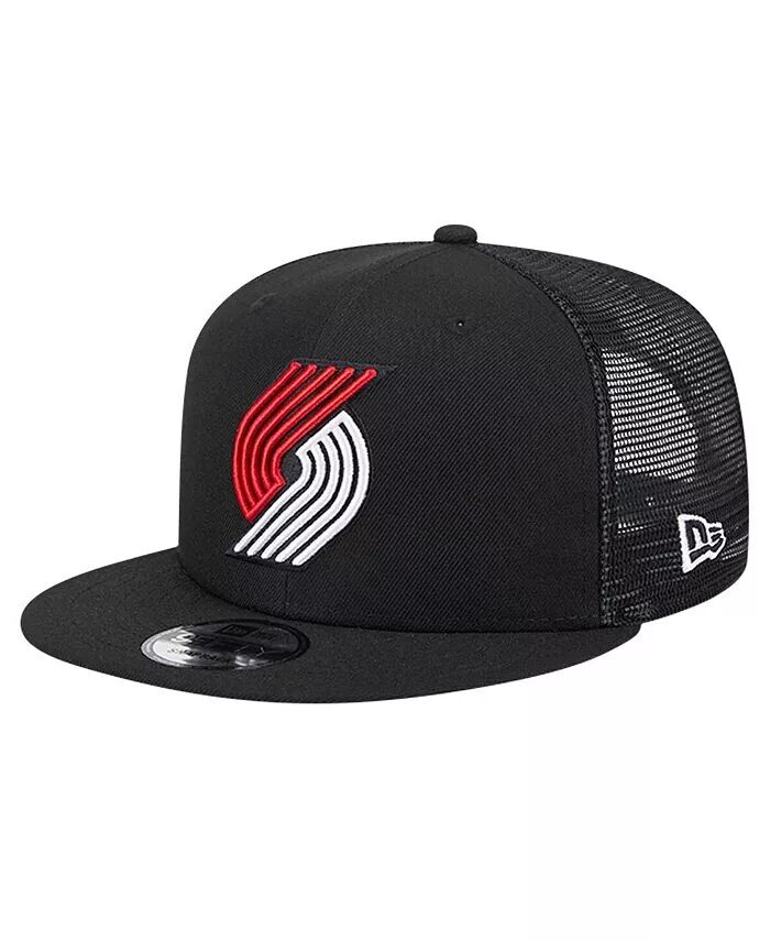 

Мужская черная кепка Portland Trail Blazers Evergreen Meshback 9FIFTY Snapback New Era, черный