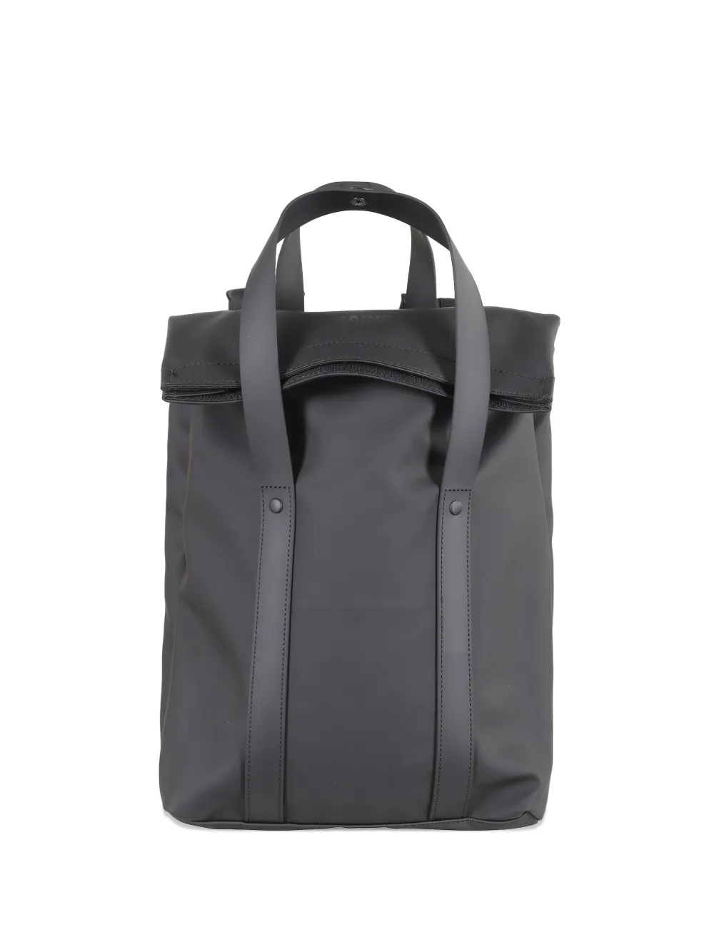 

Рюкзак с клапаном Rains, черный