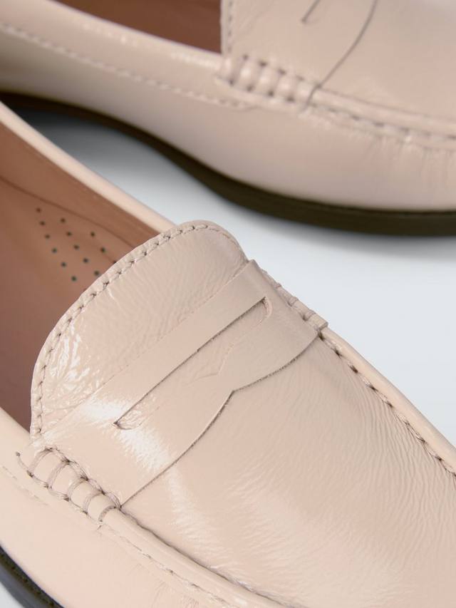 Пенни лоферы из лаковой кожи John Lewis, Beige — фото 4