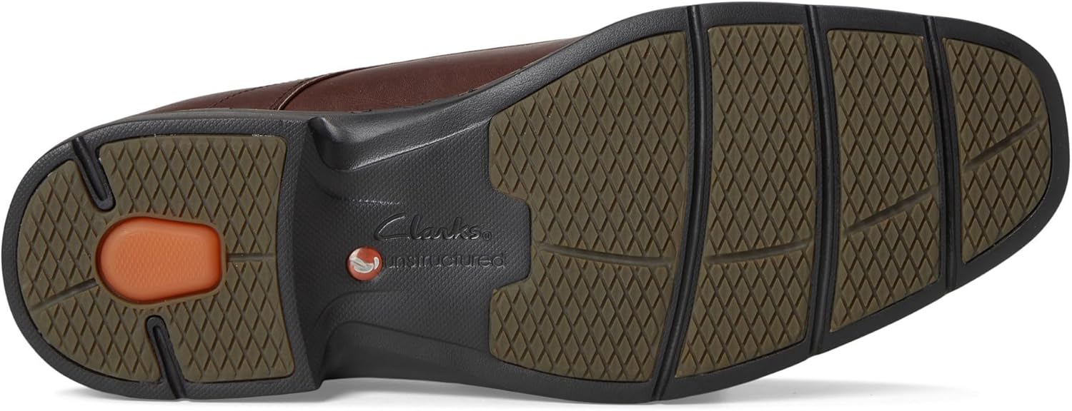 Мужские туфли Clarks Mens Un Kendric Way, Mahogany Leather — фото 3