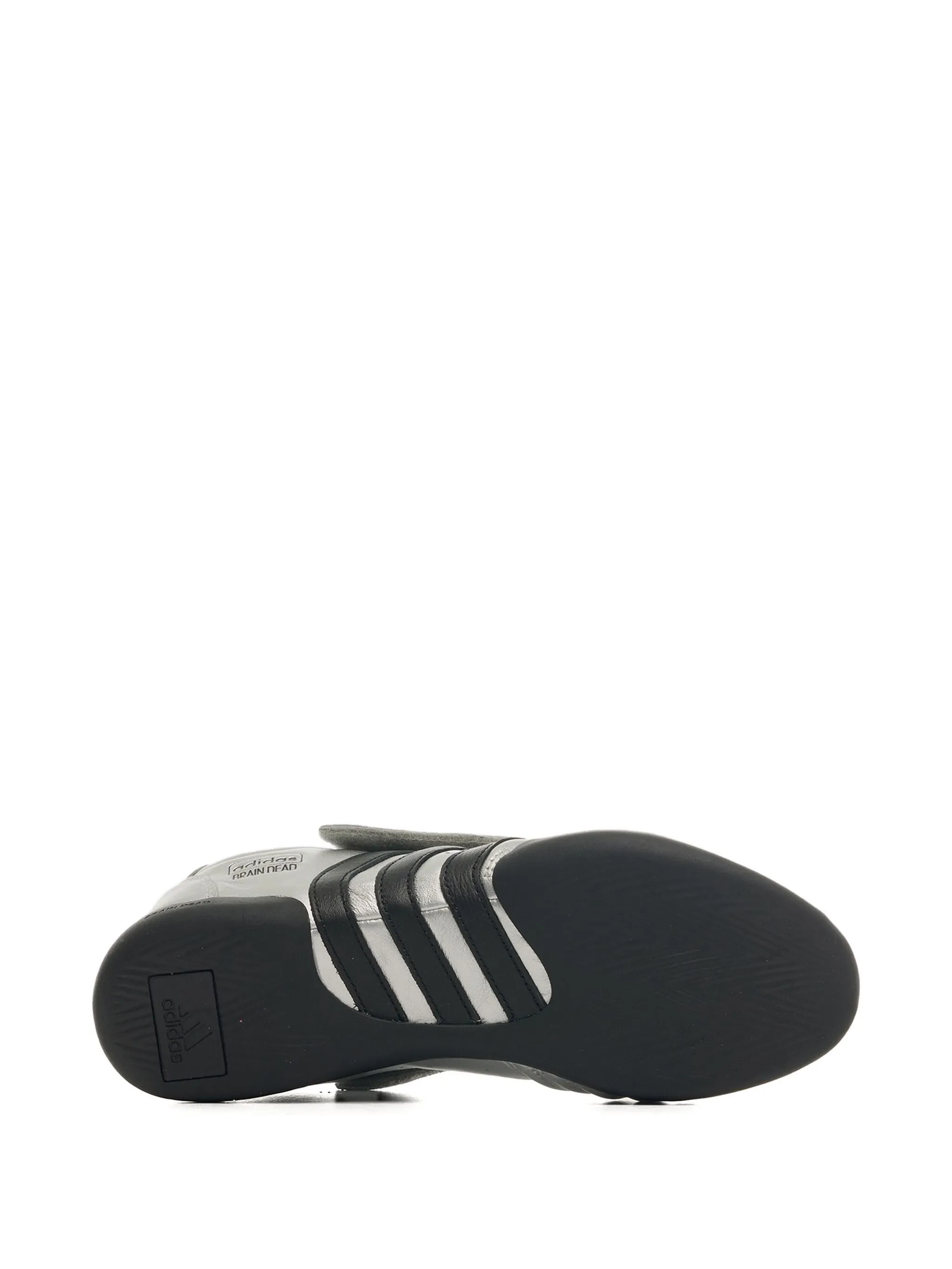 Кроссовки в три полосы Adidas, серебристый — фото 4