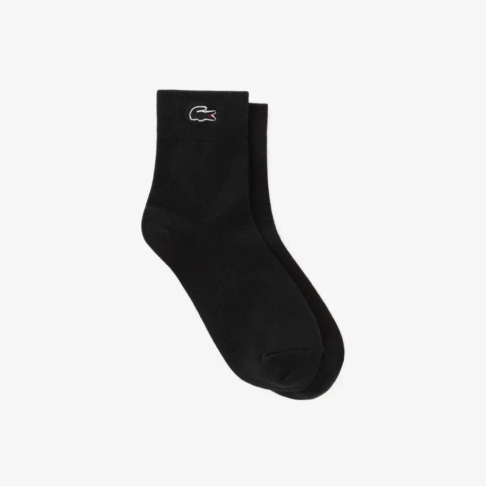 Носки женские Lacoste пике, базовые, хлопок