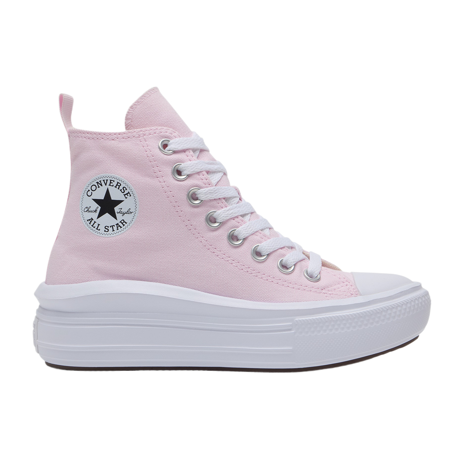 Высокие детские кроссовки Canvas Unisex Converse, color rebirth blossom — фото 3