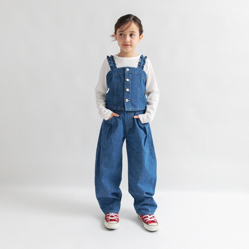Джинсовые брюки, заправленные в штанины Branshes, blue — фото 3
