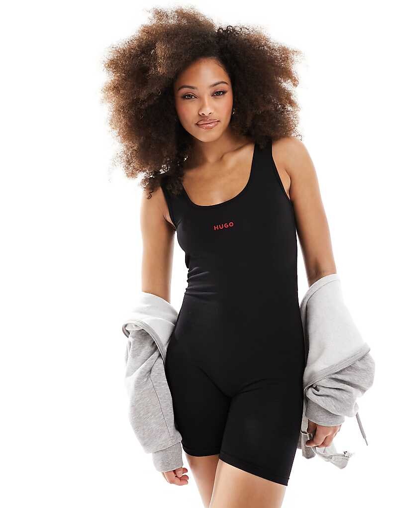 

HUGO Bodywear – Shuffle – Боди цвета Schwarz
