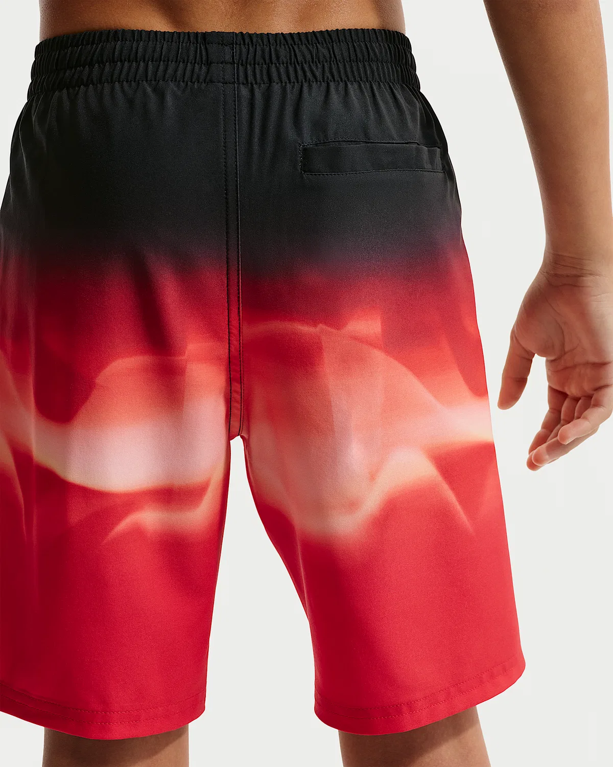 Детские (мальчиковые) плавки Nike Swim Breaker 7" с боксерской подкладкой, University Red — фото 3