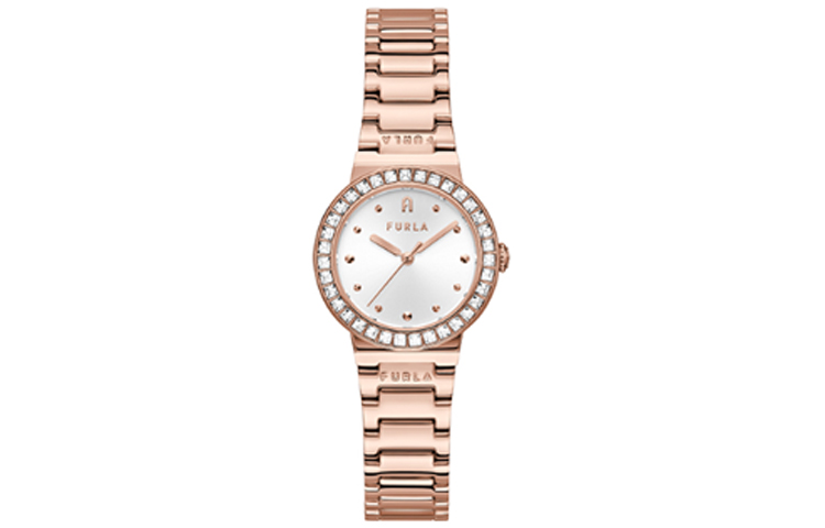 

Furla Часы HERITAGE Series Wrist Watch Quartz Movement Stainless Steel Watchband 30mm Silver Dial Women's Watch WW00039012L3, Silver Dial