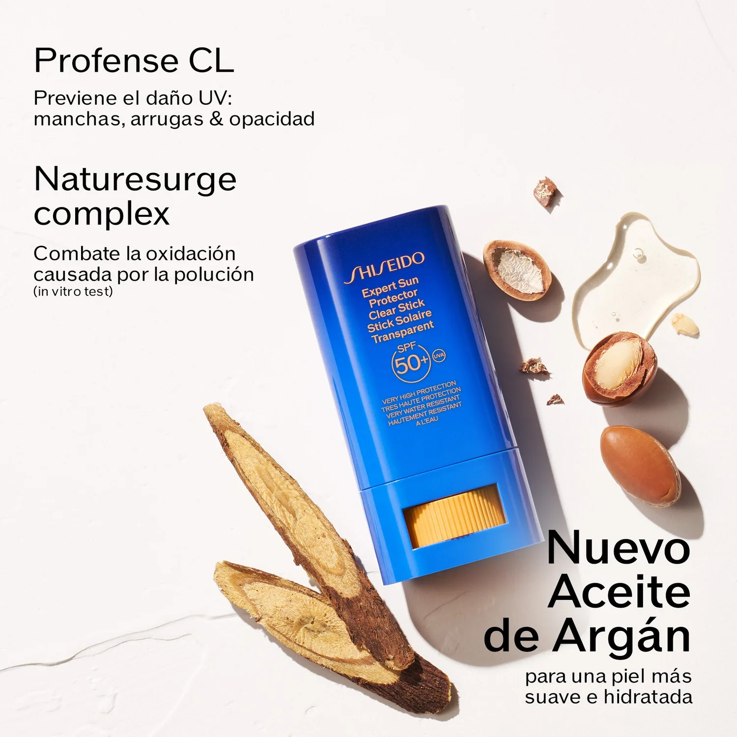 Солнцезащитный стик SHISEIDO Expert Sun Protector Clear Stick SPF 50+ 20GR — фото 3