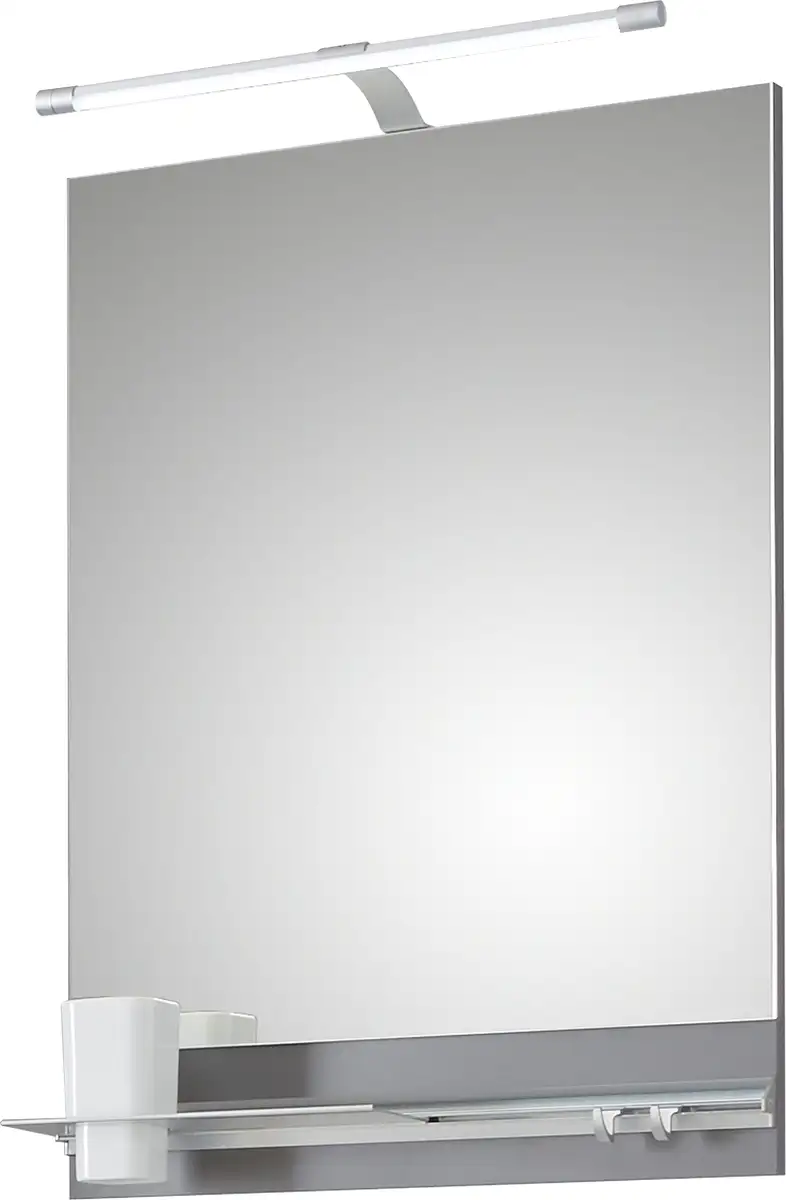 

Зеркало для ванной комнаты Saphir 50х78х9,5 см, цвет Alufarben