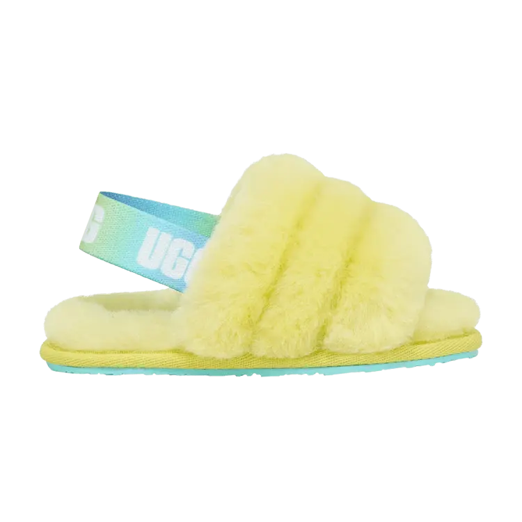 

Кроссовки UGG Fluff Yeah Slide Toddler Pollen Gradient, желтый