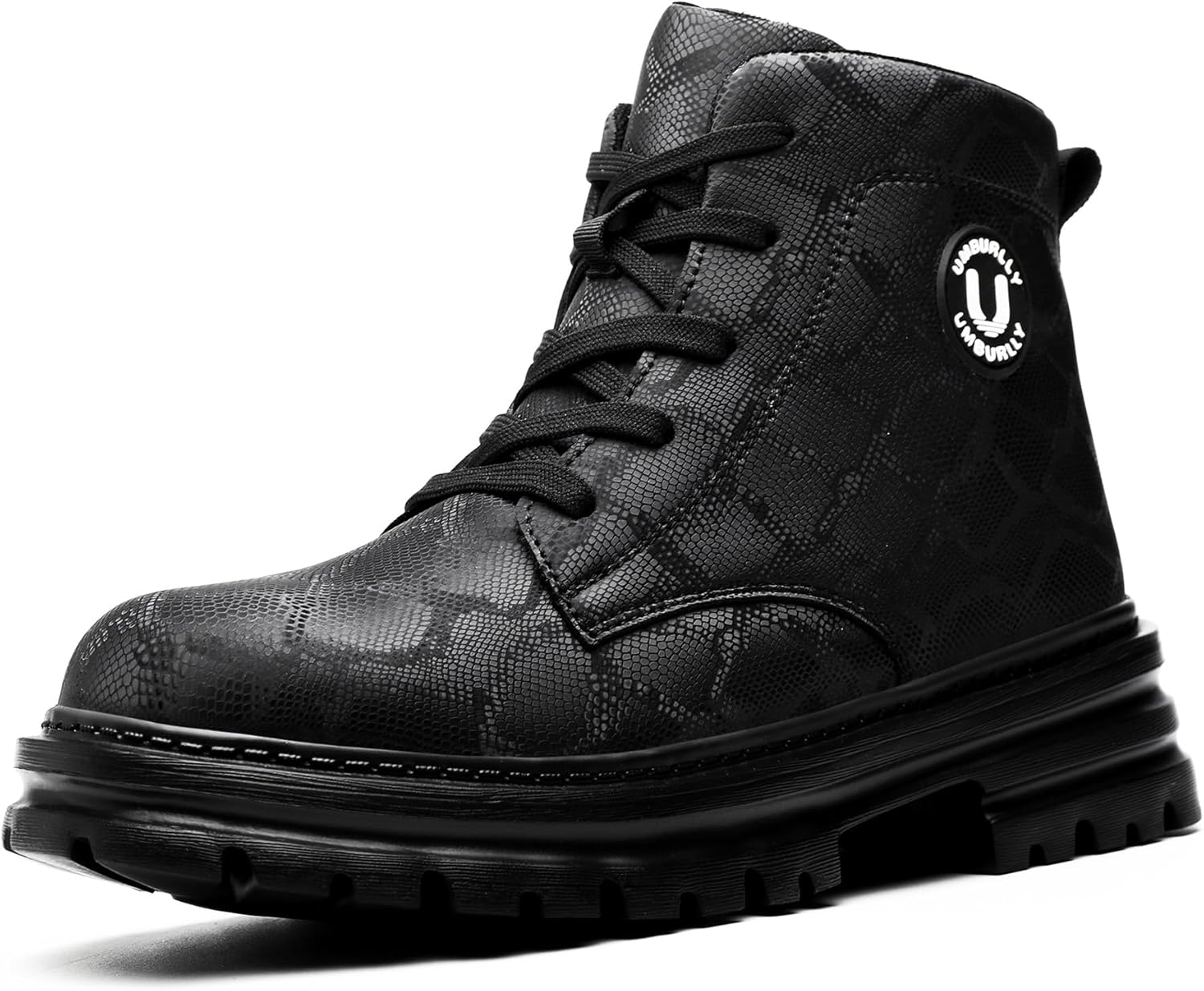 

Ботинки Hogent с стальным носком для женщин и мужчин - легкие и дышащие - идеальны для строительства и склада, черный