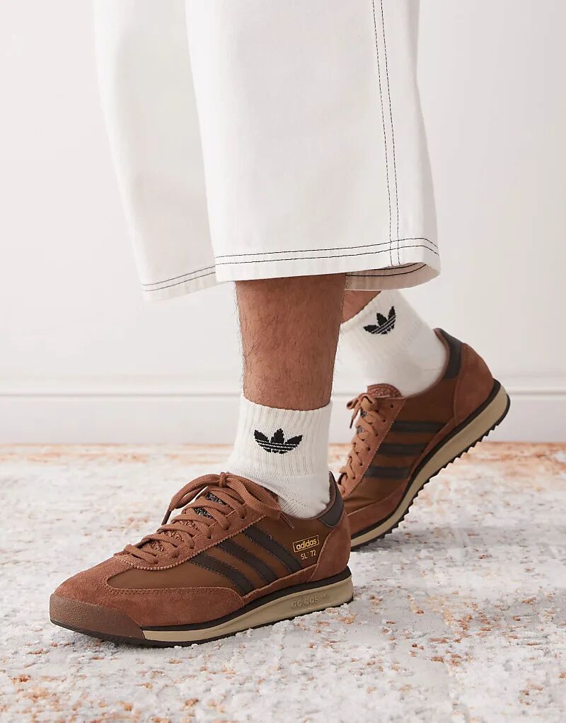 

Кроссовки SL 72 RS коричневого цвета adidas Originals