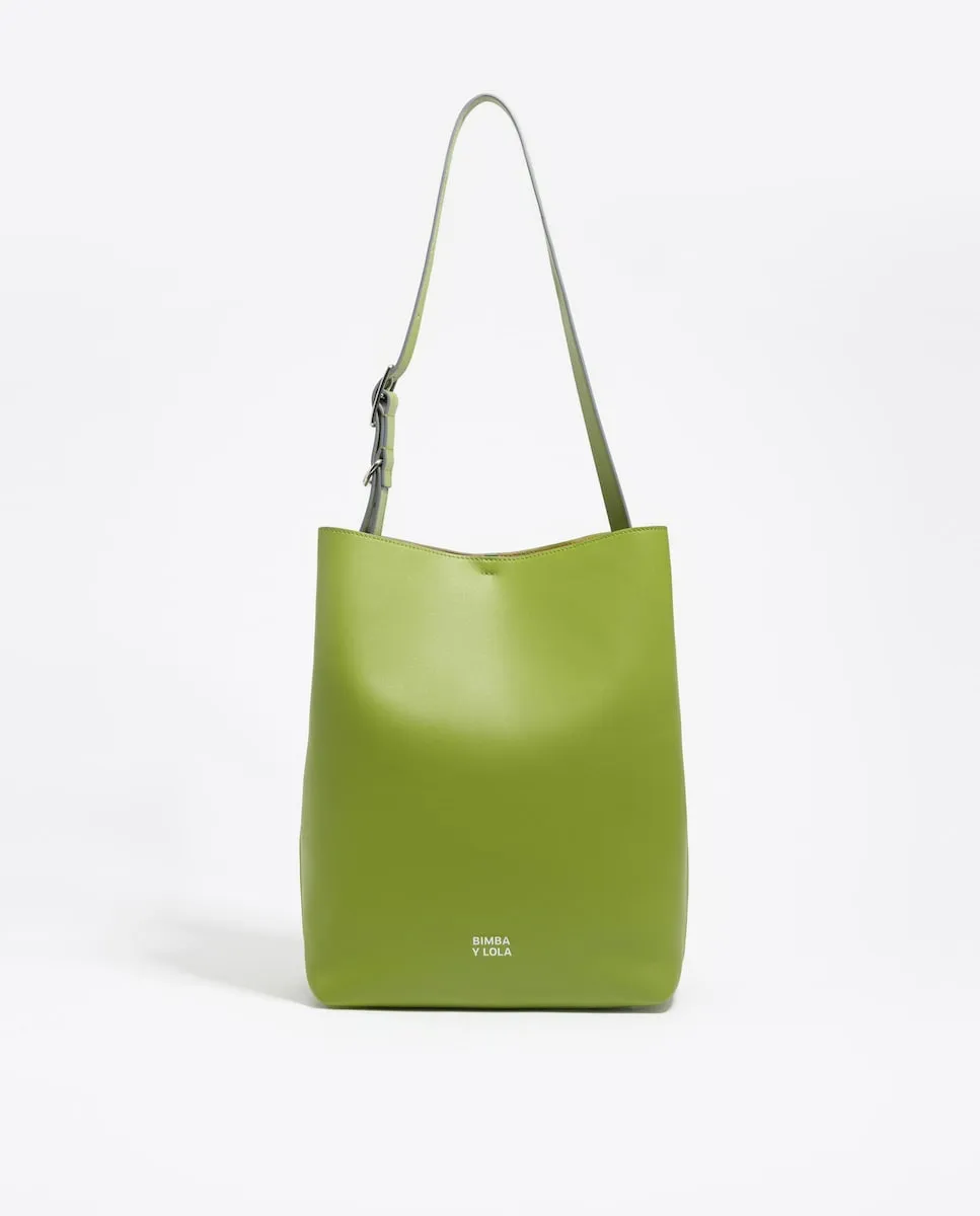

Большая женская сумка через плечо Carlino из кожи Bimba Y Lola, зеленый